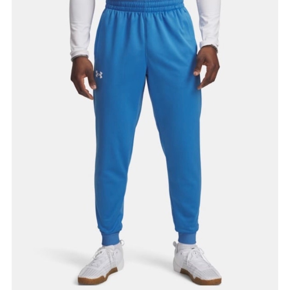Under Armour Mens Rival Fleece Joggers Blue 2XL NEW! $55